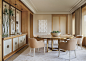 Modern Dining Room in New York, NY by Thomas Pheasant Interiors