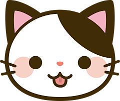 秃了但更强了采集到卡通猫狗元素剪贴画图标LOGO手绘素材印花免抠PNG图案 AI矢