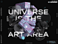 ode to composition 3d composition graphic design poster