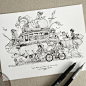 Sketchy Stories by Kerby Rosanes : KERBY ROSANES Filipino Freelance Illustrator | Sketchbook Lover | Works with pen and ink |...