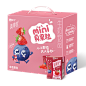 蒙牛旗舰店 小真果粒牛奶饮品草莓口味125mL*20包 Q萌mini包-tmall.com天猫