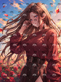 版权图库淘搜落墨封面采集到AI版权二次元女(工作室专用,禁转,禁用)