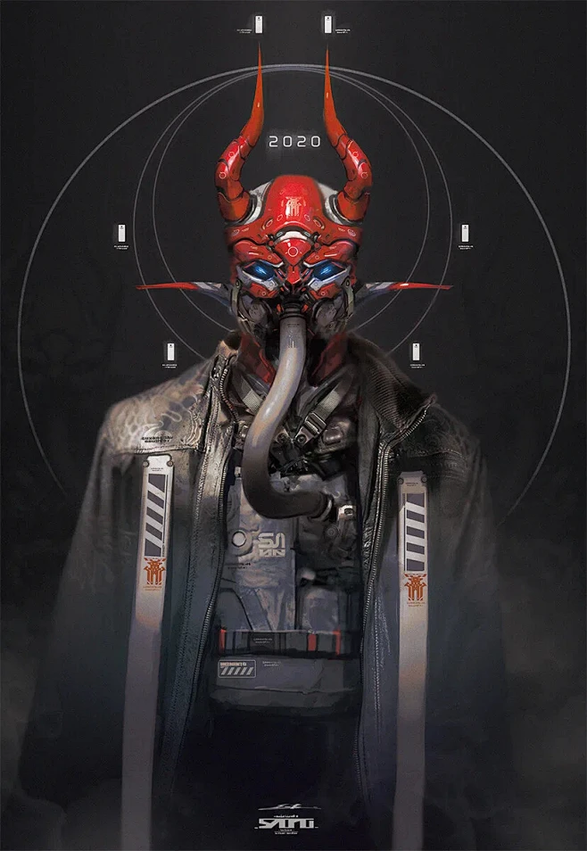 赛博格设定参考内的花瓣采集图片-魏大峰！