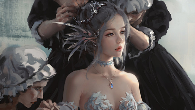 鬼刀原画动漫高清图片桌面壁纸 CG 插画...