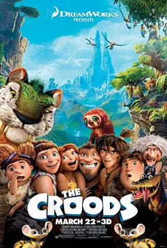 疯狂原始人 The Croods (2013)  正式海报  美国