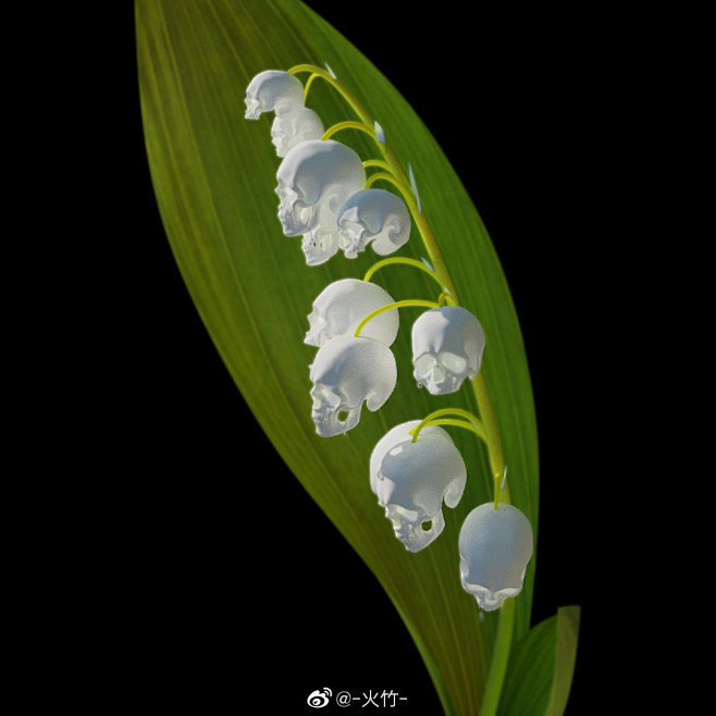 设计练习，铃兰 ​​... - @-火竹...