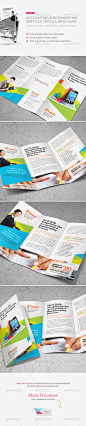 Accounting & Bookkeeping Services Trifold Brochure - Corporate Brochures