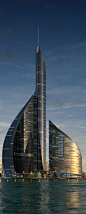 Dubai Towers, Jeddah, Saudi Arabia :: 82 floors, height 360m [Future Architecture: http://futuristicnews.com/category/future-architecture/]: 