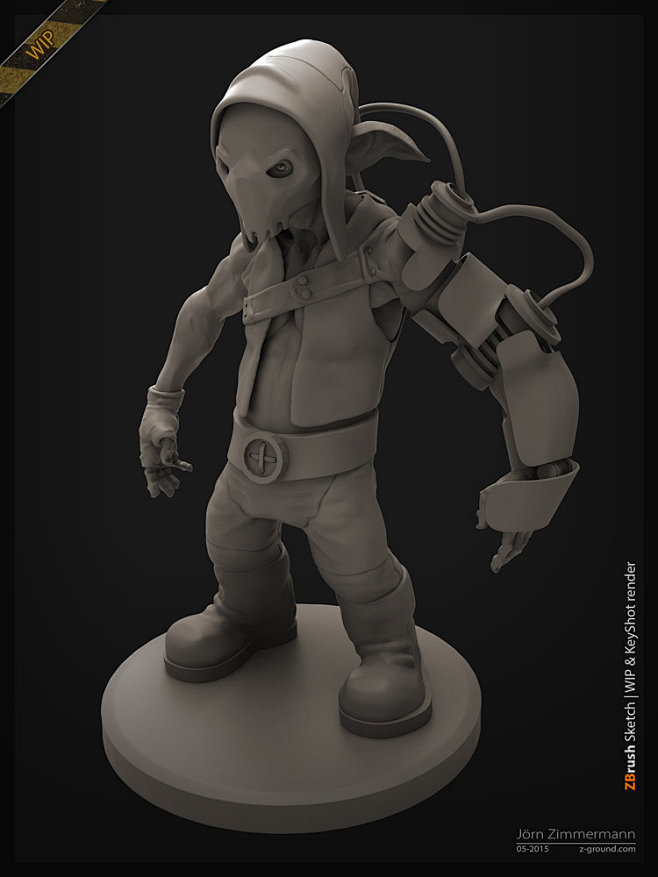 Techno Goblin WIP, J...