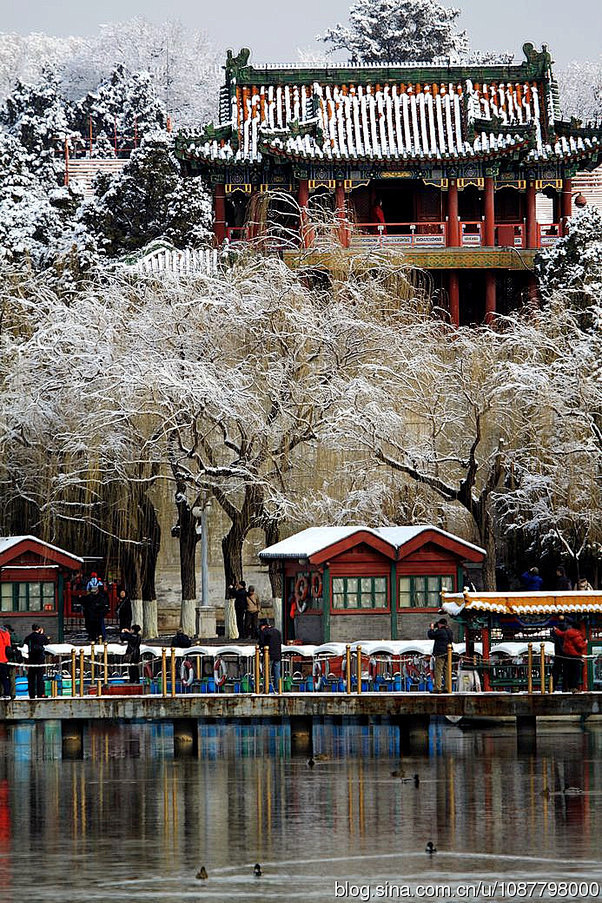 颐和园雪景太美