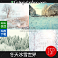 [gq64]冬季天冰雪世界草地原野户外风景网站PS设计高清图片素材-淘宝网