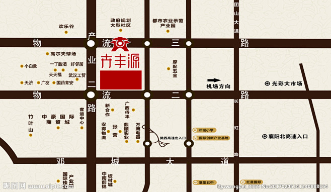 区位图