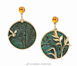 Tessa Packard 推出 Once Upon a Time in My Secret Garden 铜质#珠宝##首饰# 系列：秘密花园 
图源:iDaily Jewelry