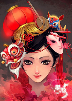 花瓣月光采集到古风绘