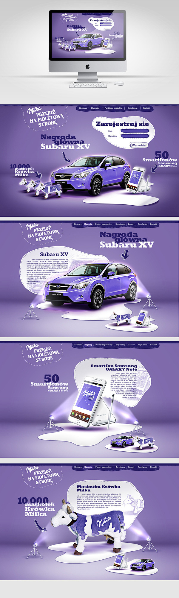 Milka on the Behance...