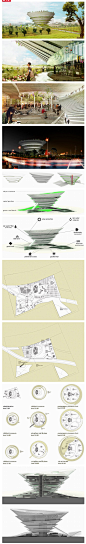螺旋公园博物馆spiral garden museum


巴黎的influx_studio工作室带来的“螺旋公园博物馆”（spiral garden museum）方案入选了台北新城市博物馆竞赛。方案力求创造新的标志性建筑去定义当前的城市文化特征。

“螺旋公园博物馆”方案为一个螺旋上升的倒圆台形式，边缘设置连续的步行道，让参观者在建筑中徜徉的同时还可欣赏到建筑四周的景观。（赖特古根汉姆博物馆的精髓）