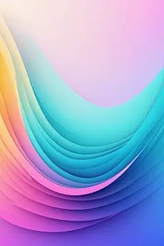 梦幻唯美创意几何多彩图形背景图