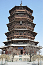 山西朔州应县 佛宫寺释迦塔 辽 俗称应县木塔