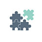 Illustration of jigsaw icon