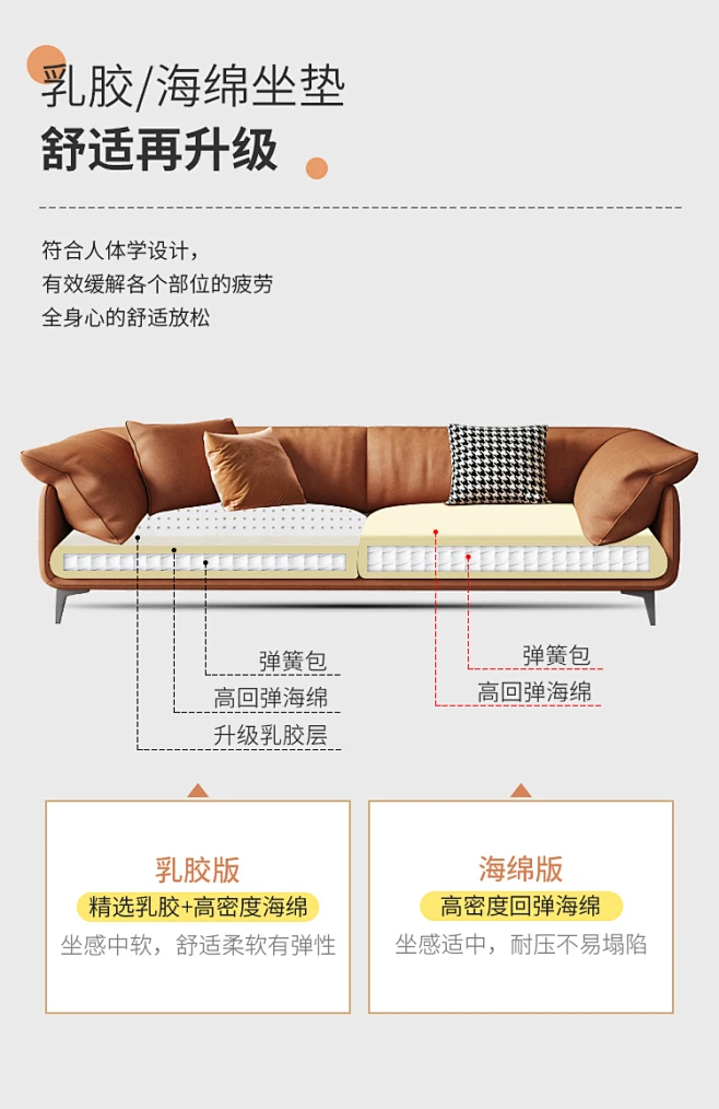 意式极简防水纳米科技布布艺沙发现代客厅小户型直排三四人位整装-淘宝网-花瓣网
