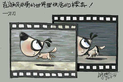 刀刀狗童话集：在这两足动物的世界里快乐的裸奔。-花瓣网