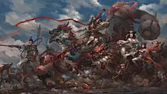 国人资深原画师、插画师，微博：赵焕华_老赵 