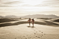Caucasian children running in desert by Gable Denims on 500px