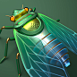 bugs cicada insect Insects Nature robotics toy
