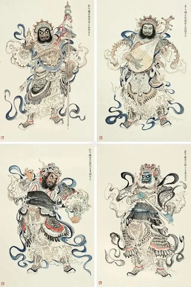 道教和佛教中，四大天王和魔家四将有何联系-花瓣网
