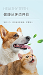 宠物洁牙湿巾狗狗猫咪牙齿手指湿巾除口臭清洁牙结石指套用品神器-tmall.com天猫
