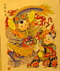 杨柳青木版年画——龙年画龙