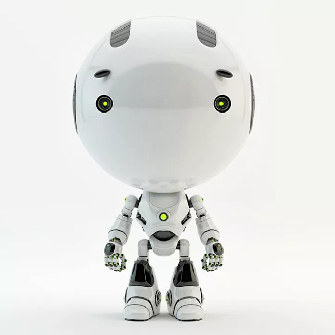 50张人工智能机器人超高清图片、3D渲染...