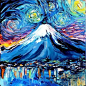 梵高 星空 动漫 色彩 壁纸 背景 星星史努比 龙猫 超级玛丽 游戏