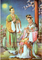 年画记忆 神话仙女13幅,美丽的神话