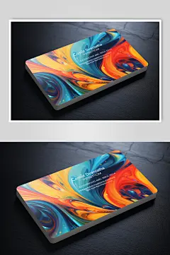 名片卡片样机模型