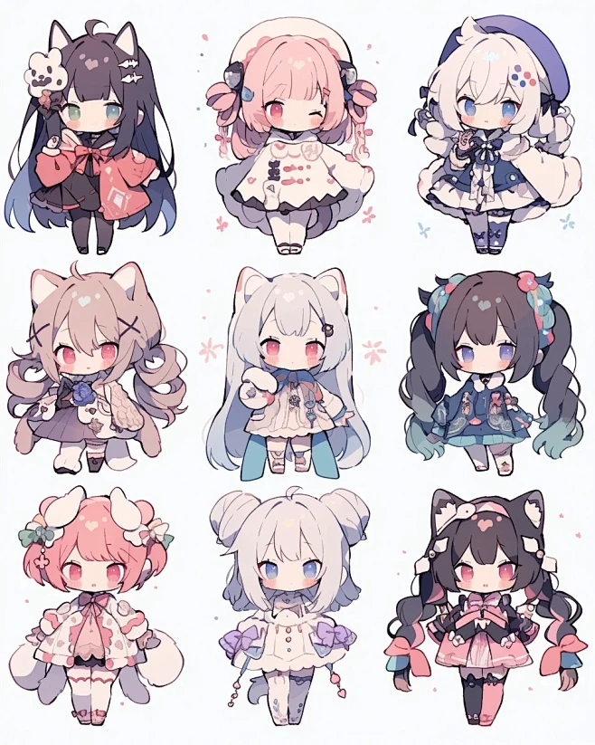 绘画素材｜今天的25只QQ人设_2_Kitrdyyy_来自小红书网页版-花瓣网