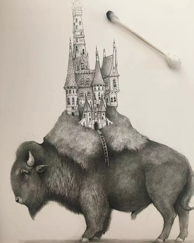 这样的动物素描请给我来一打！看完直接想收...