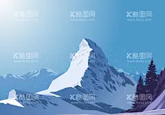 卡通雪山插画  - 源文件下载【酷图网】雪山,雪山图片,雪山卡通,雪山手绘,雪山矢量,雪山矢量图,卡通雪山,矢量雪山,手绘雪山,高山,卡通高山,
