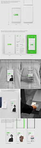 LINE ID CARD + MAGNETIC CASE on Behance（设计公司门卡时用是极好哒！）