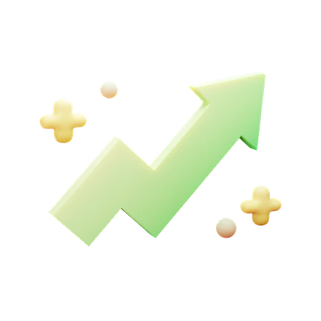 Premium Stats up 3D Illustration download in PNG, OBJ or Blend format-花瓣网