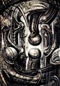 异形之父H.R.Giger 黑暗美学插画作品（一） 插画艺术--创意图库 #采集大赛#