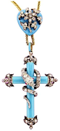 珠宝｜Victorian Jewelry，十字架。