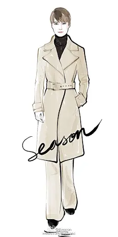 #jjseason插画# #season街拍插画# ---- 秋冬保暖帅气长外套，你最喜欢哪一款？#宋茜#  #唐嫣#  #赵丽颖#  #杨幂#  #刘亦菲#  #刘涛#   #周冬雨#  #李宇春#  #angelababy#