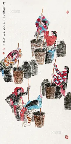 0035酥油烟云 软片 纸本 