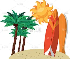桌子,海滩,卡通,壁纸,自然美,节日,夏天,沙子,冲浪