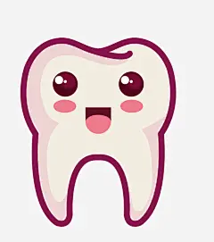 卡通手绘可爱的牙齿高清素材 创意 动漫动画 卡通手绘 卡通牙齿 可爱的牙齿 简约 免抠png 设计图片 免费下载