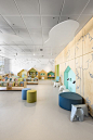 Children's reading area at Aldinga Library, SA. Designed by Brown Falconer Architects, photography by David Sievers