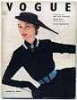 Vogue British 1951 November cover by Rutledge