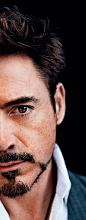 His beautiful brown eyes (well, one of them at least) ~ Robert Downey Jr.
