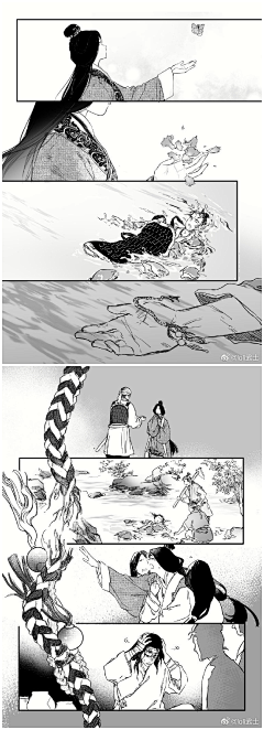 鲸蓝蓝采集到古风-漫画